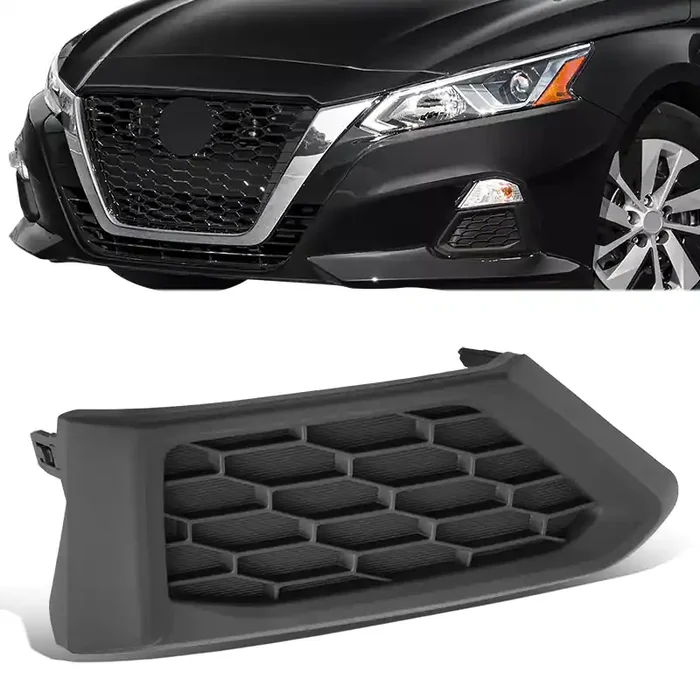 Front Passenger Side Fog Light Cover 19-22 Nissan Altima, Without Fog