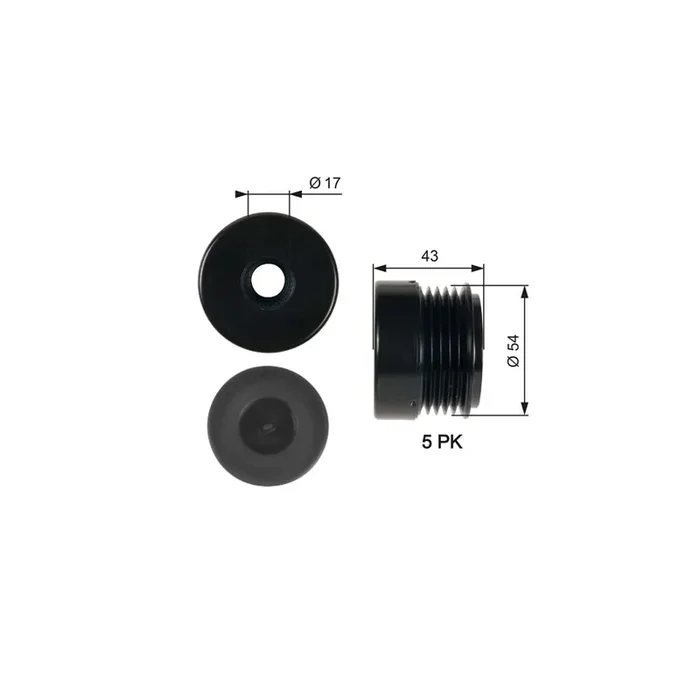 Gates OAP7031 Alternator Freewheel Clutch