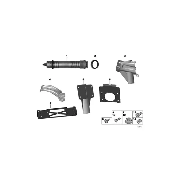 Genuine BMW 11007742139 Oval-Head Machine Screw, Black M6X14 10.9 (Inc. M235i Racing & M6 GT3)