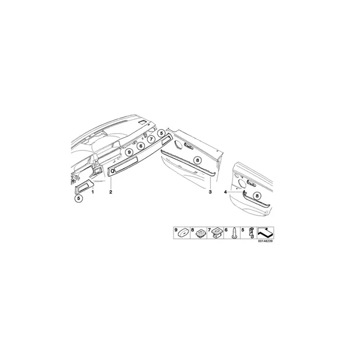 Genuine BMW 11119199461 E91 E92 E90 Pin D=6X22 (Inc. 328i, 335i & 330xd)