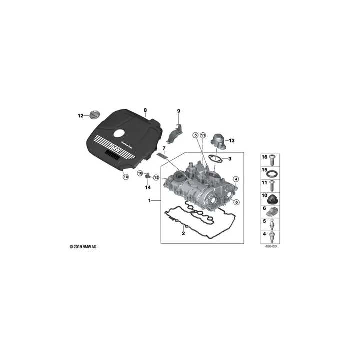 Genuine BMW 11148656447 F46 F39 F40 Cover, Acoustic (Inc. 220i, X1 20i & X2 18i)