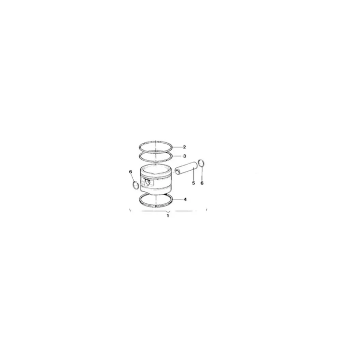 Genuine BMW 11251305112 E26 Compress.Ring +0,20 (Inc. M1)