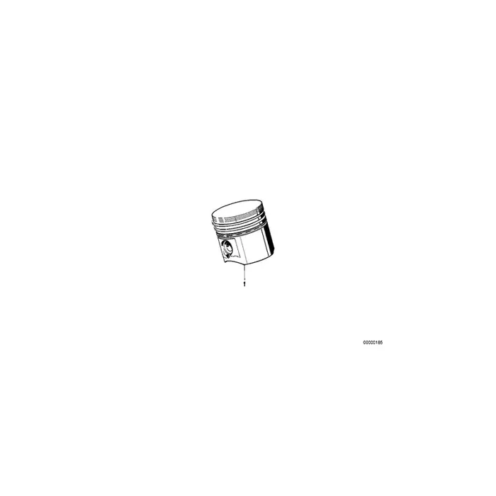 Genuine BMW 11251309804 E28 E24 Mahle Piston 93,405mm(Inc. M5, M635CSi & M6)