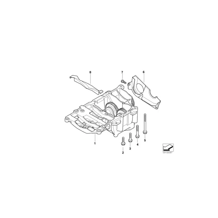 Genuine BMW 11277787517 E60 E46 E61 Cover, Synchromesh Stage (Inc. 320d, 320Cd & 318d)