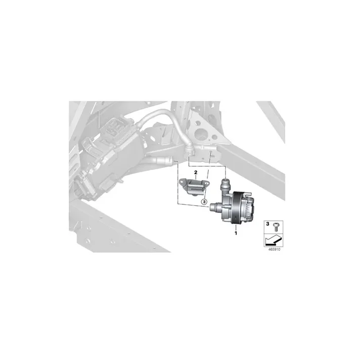Genuine BMW 11518600287 Auxiliary Water Pump (Inc. i8)