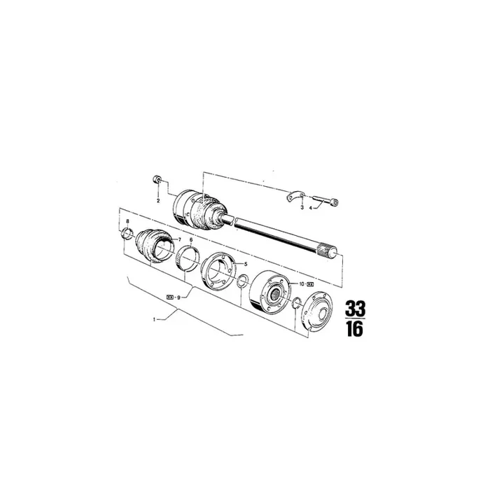 Genuine BMW 7119919998 Fillister-Head Screw M10X70 (Inc. 2500, 3.0S & 2800Bav)