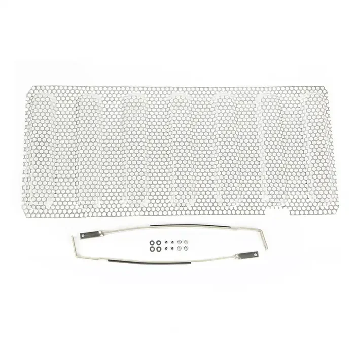 Grille Insert, Satin Stainless Steel 07-18 Jeep Wrangler JK