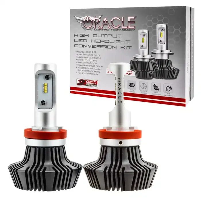 H11 4,000+ Lumen LED Headlight Bulbs (Pair)