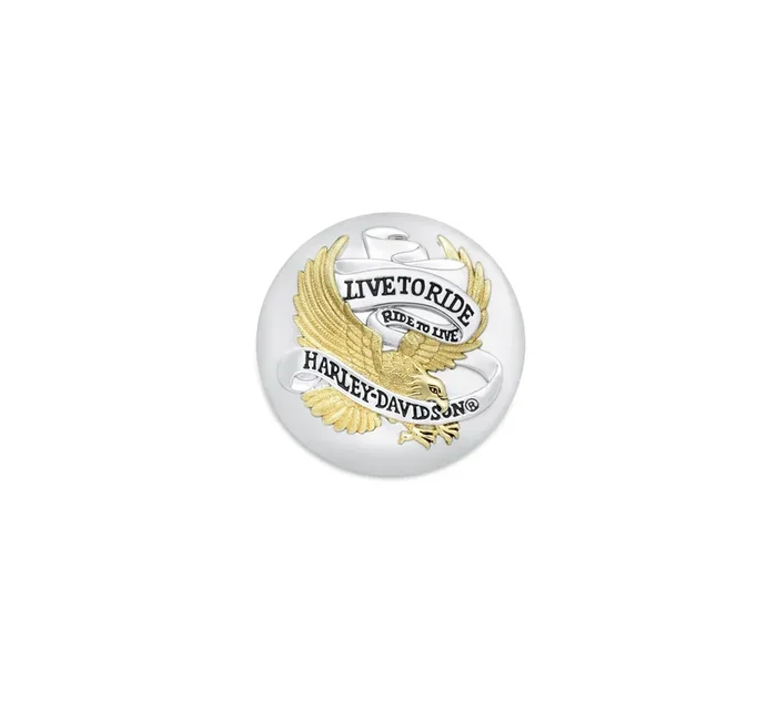 Harley-Davidson 99020-90T Live To Ride Fuel Cap Medallion