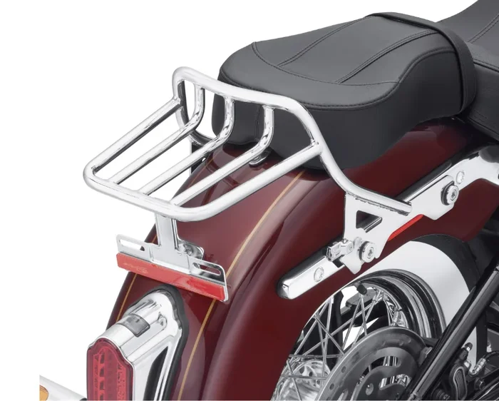 Harley-Davidson® 6-Spoke Motorcycle Luggage Rack, Sleek Black 53850-00A
