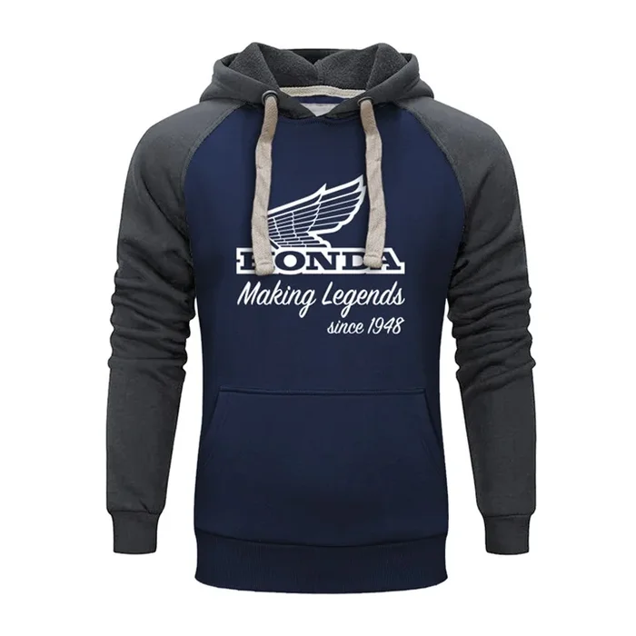 Honda Vintage Hoodies – Making Legends – Blue