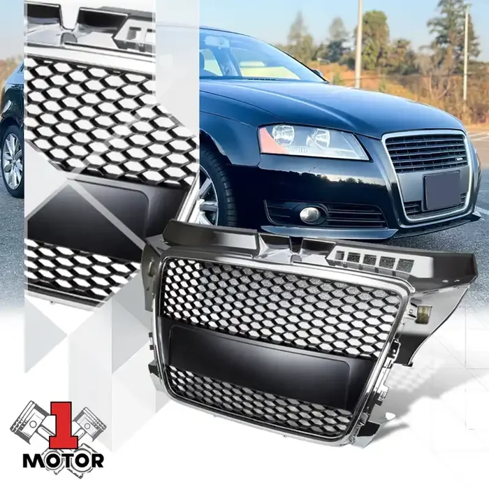 Honeycomb Mesh Style Bumper Grille 08-11 Audi A3