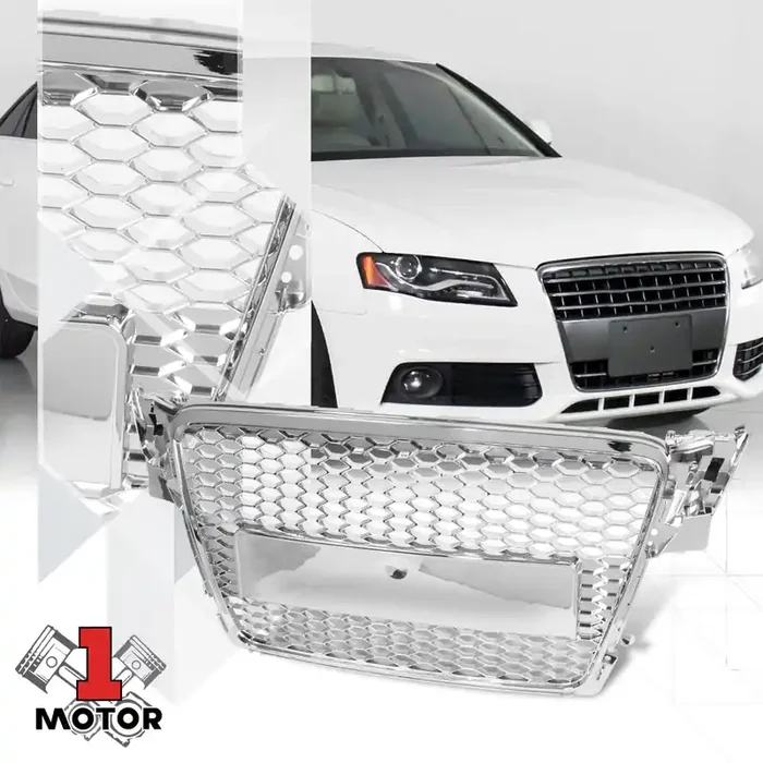Honeycomb Mesh Style Bumper Grille 09-12 Audi A4, S4