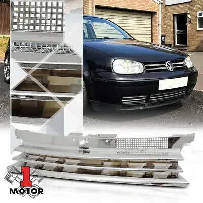 Horizontal-Bar ABS Bumper Grille 99-06 Volkswagen Golf