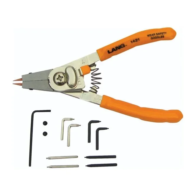 Lang Tools, ‘ Quick Switch’ #1421 Small Retaining Ring Plier