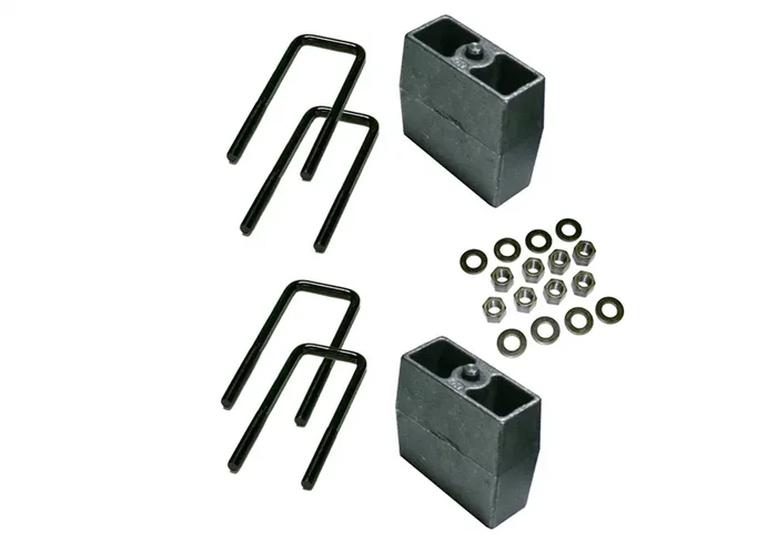 Leaf Spring Block Kit 5 in. Fit 69-01 Dodge 1/2 Ton Pickups 4WD
