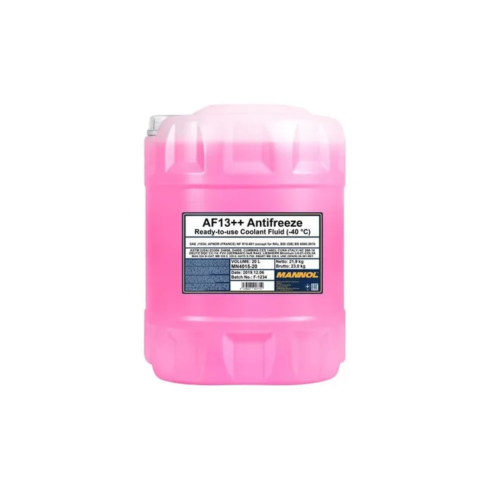 Mannol AF13++, High-performance MN4015-20 Antifreeze