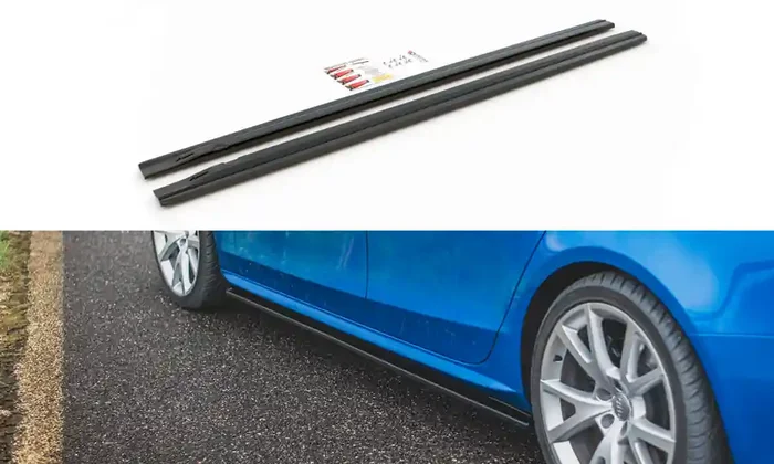 Maxton Design Audi S4 / A4 / A4 S-Line B8 / B8 FL Side Skirts Diffusers