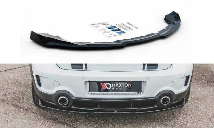Maxton Design Mini Countryman JCW R60 Central Rear Splitter