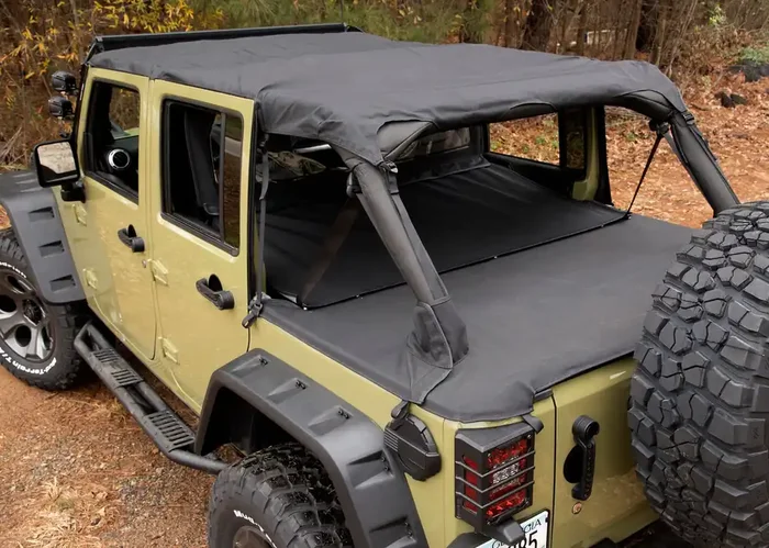 Montana Pocket Island Topper, Black Diamond 10-18 Wrangler JK, 4 Door