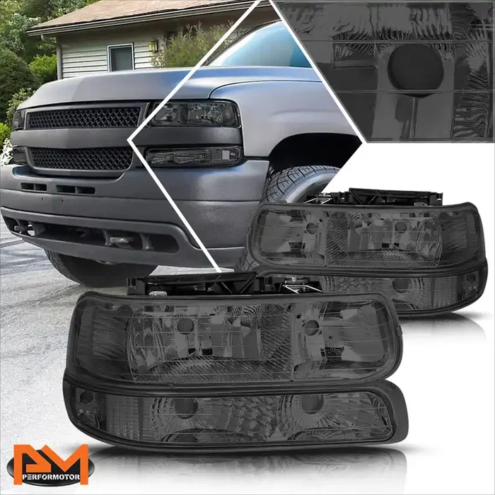 OE Style Headlights 99-06 Chevy Silverado 1500 2500 3500 HD Tahoe