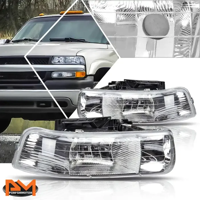 OE Style Headlights 99-06 Chevy Silverado 1500 2500 3500 HD Tahoe