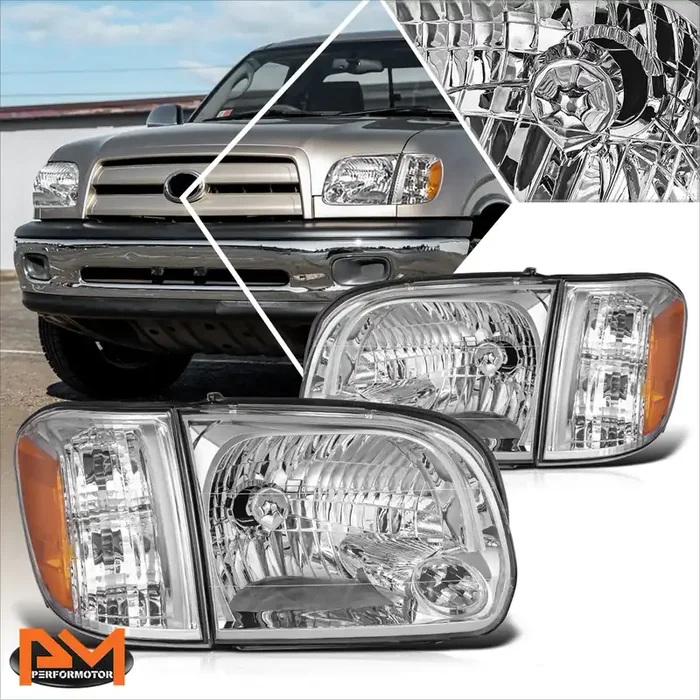 OE Style Hologen Headlight 05-07 Toyota Sequoia, 05-06 Tundra Crew Cab
