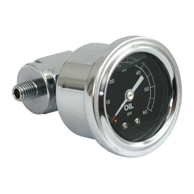 Oil Pressure Gauge Kit Rockerbox, 60 Psi