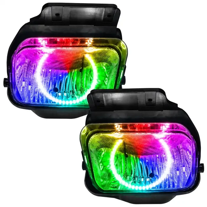 Pre-Assembled LED Halo Fog Lights 03-06 Chevy Silverado