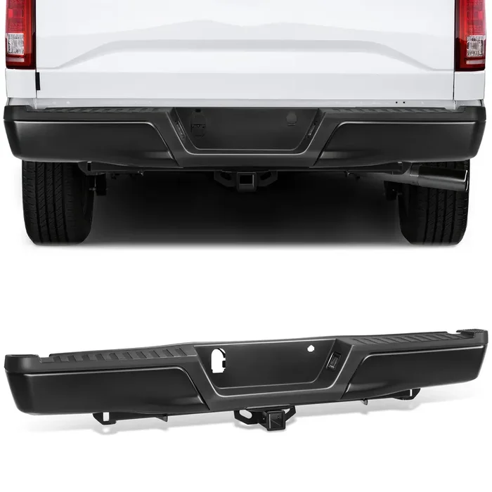 Rear Step Bumper (Black) 15-20 Ford F-150