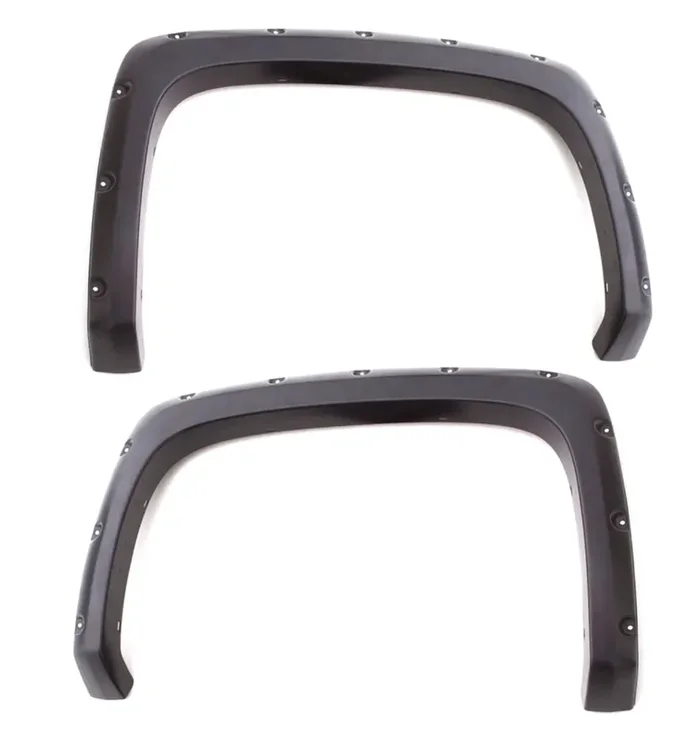 Rivet Style Smooth Finish Rear Fender Flares 16-18 Chevy Silverado 1500, 2019 LD