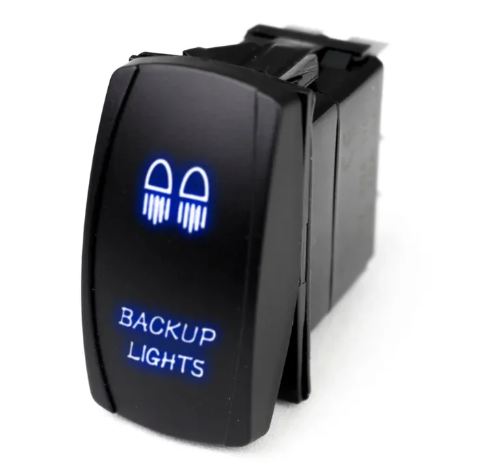 Rocker Switch w/ Blue LED Radiance Universal