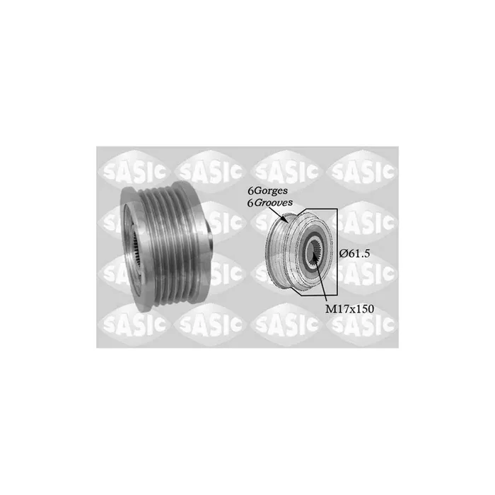 Sasic 1676012 Pulley, Alternator