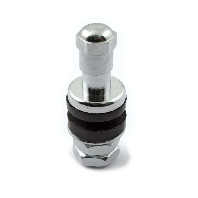 Screw-in tubeless valve stem. Acorn cap