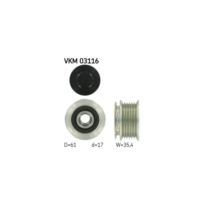 Skf Vkm 03116 Alternator Freewheel Clutch