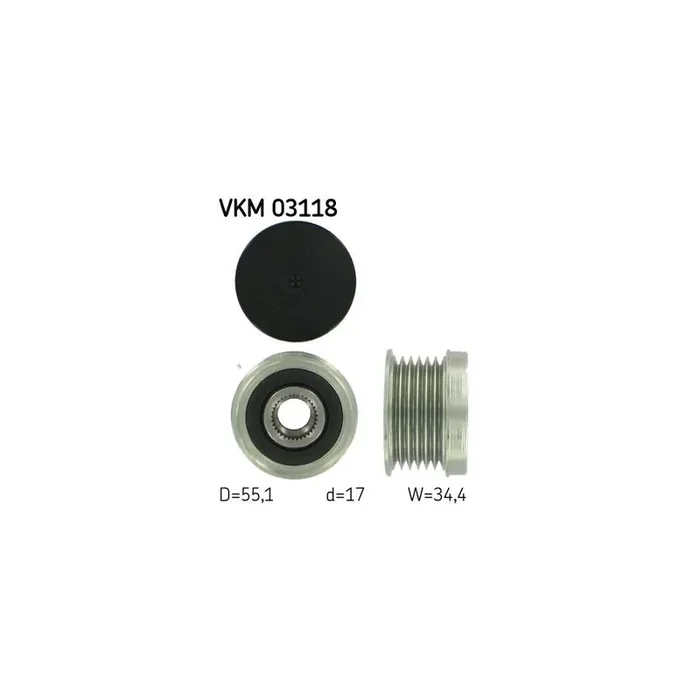 Skf Vkm 03118 Alternator Freewheel Clutch