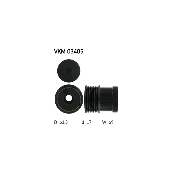 Skf Vkm 03405 Alternator Freewheel Clutch For Ford Transit