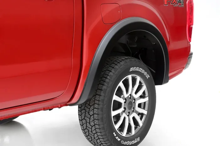 Sport Style Fender Flare Set Rear, Smooth 19-22 Ford Ranger
