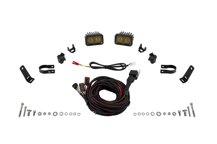 Stage Series 1.5 Inch Roll Bar Chase Light Kit SSC2 Pro Yellow (pair)