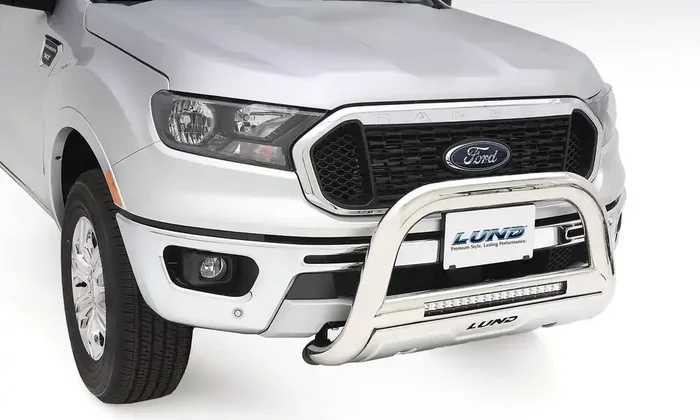 Stainless Steel Bull Bar 20in LED Light Bar 04-24 Ford F-150