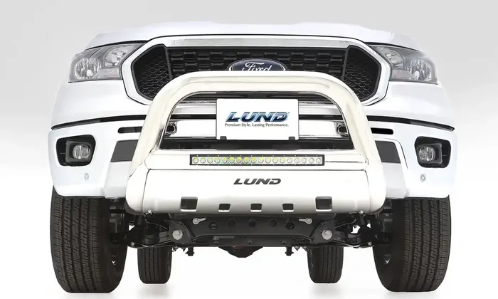 Stainless Steel Bull Bar 20in LED Light Bar 20-24 Silverado, Sierra 2500, 3500