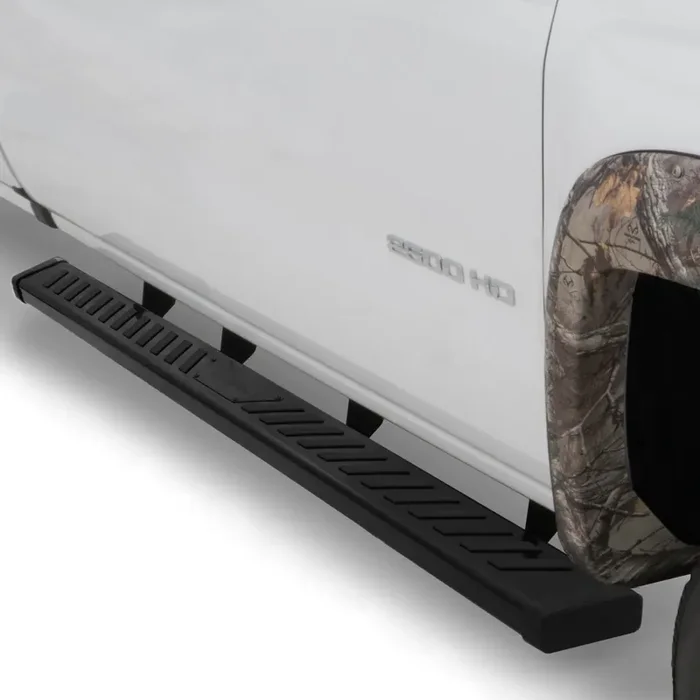 Summit Ridge 2.0 Black Stainless Steel Running Boards 17-24 Ford F-250, F-350, F-450 SuperCab