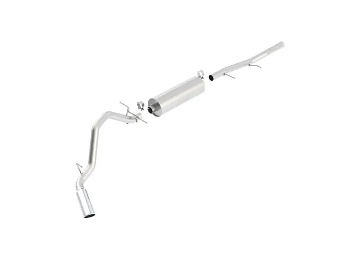 Touring Cat-Back Exhaust System 09-10 Chevy Silverado 1500 L Crew Cab Pickup
