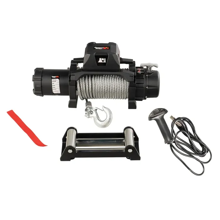 Trekker Winch, 12,500 LBS, Cable, IP68 Waterproof, Wired Remote