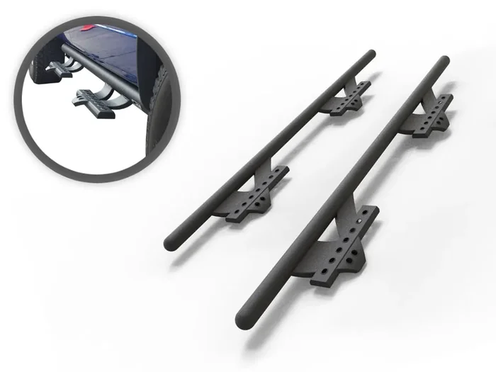 VGSSB-1313BK 3 in. Wide V Signature Side Steps 15-24 Ford F-150