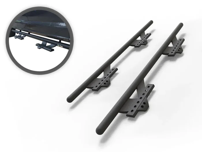 VGSSB-1327BK 3 in. Wide V Signature Side Steps 05-23 Toyota Tacoma