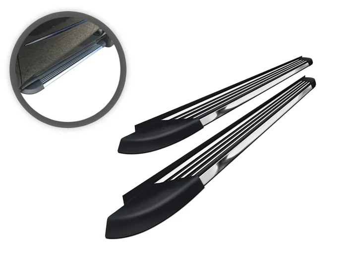 VGSSB-1952-0794AL 5 in. Wide Running Boards 07-14 Ford Edge