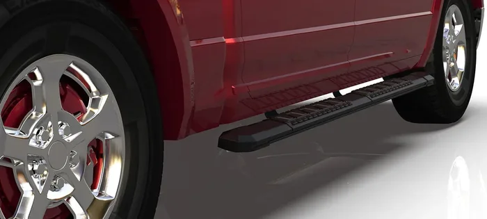 VGSSB-2001-1960BK 5 in. Wide Running Boards 99-16 Ford F-250 F-350 Super Duty