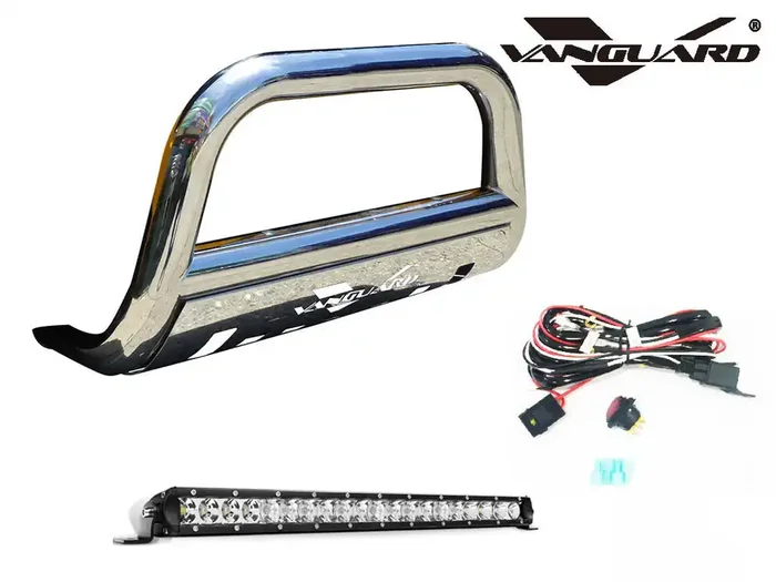 VGUBG-0954SS-20LED Steel Bull Bar w/ LED Kit 09-18 Dodge Ram 1500
