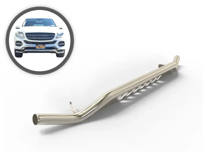 VGUBG-1343SS Steel Front Bumper Guard 13-19 Mercedes-Benz GL450 GL550 GLS450 GLS550